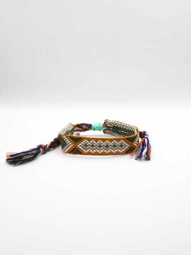 [TANNING-BRACELET/BRW] Tanning Bracelet - Brown & Blue